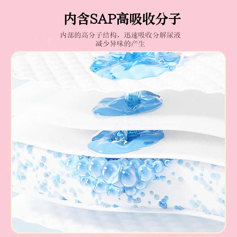 Thickened dog pee pad absorbs water quickly