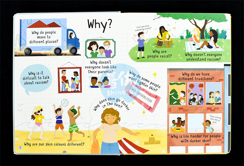 【现货包邮】Usborne 翻翻书：种族歧视问答书  Questions & Answers about Racism 儿童科普问答 学会平等尊重 趣味百科 - 图1