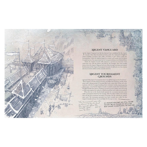 【现货】英文原版 魔兽世界：探索诺森德 World of Warcraft: Exploring Azeroth - Northrend 插画原画设定集 正版进口书籍 - 图0