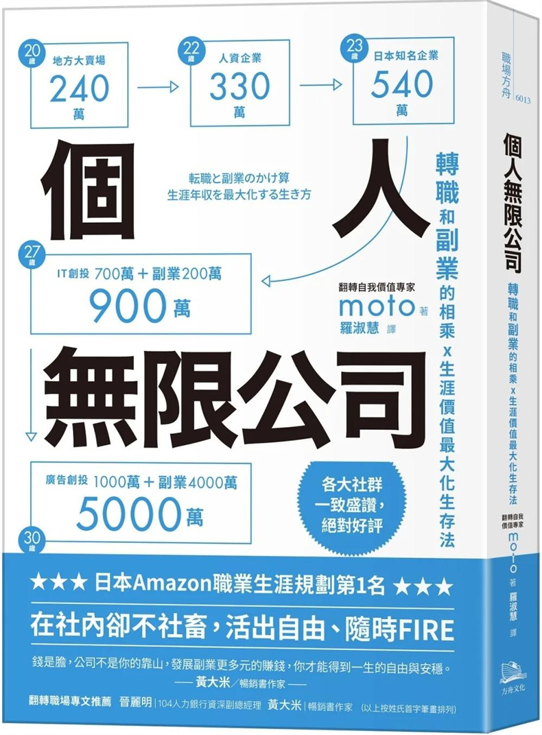 【现货】台湾原版 个人无限公司：转职和副业的相乘x生涯价值*大化生存法【热销三版】 中文繁体行销企划 正版进口书籍 善优图书 - 图1