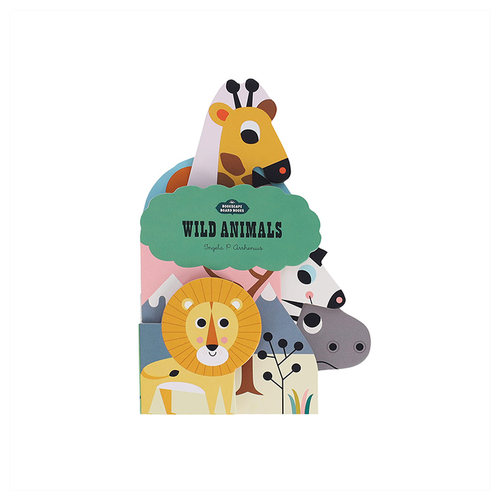 【现货】英文原版 【立体书】野生动物 Bookscape Board Books: Wild Animals   儿童趣味英语 动物启蒙早教 0岁以上 正版进口 - 图3