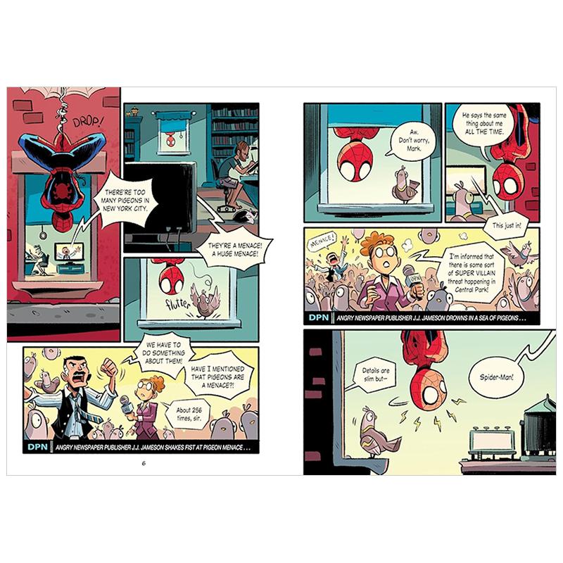 【预售】蜘蛛侠:动物总动员【Mighty Marvel Team-Up】Spider-Man: Animals Assemble! 英文儿童漫画故事 英语拓展阅读进口书 - 图3