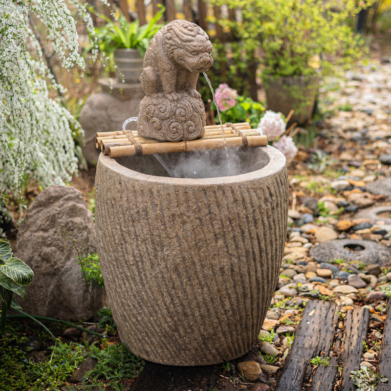 户外庭院仿石头水缸睡莲荷花盆缸鱼缸花园仿石槽水槽装饰造景摆件,淘宝优惠券,粉丝福利购,淘宝优惠卷
