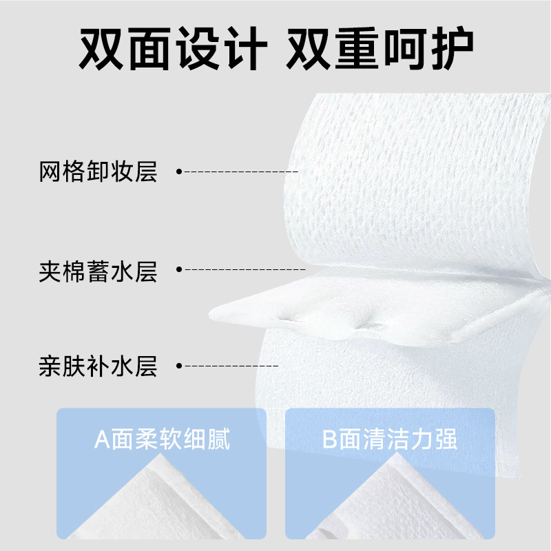 日本Ladymay双面化妆棉『敷脸专用加厚款卸妆湿敷棉』纯棉湿敷巾,淘宝优惠券,粉丝福利购,淘宝优惠卷