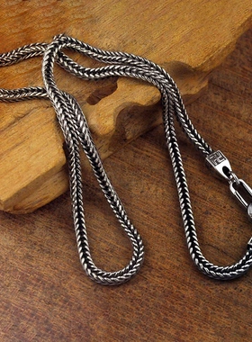 狐狸项链个性小众风百搭毛衣链男