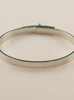 「9.5新」HERMES(爱马仕)KELLY手镯SH750白金15.8cmH110015B 00SH
