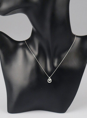 中古4℃花形设计钻石项链