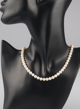 「95新」MIKIMOTO(御木本)海水珍珠串珠项链925 38cm高级BRANDOFF