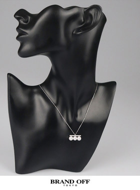 海水珍珠钻石项链750白金