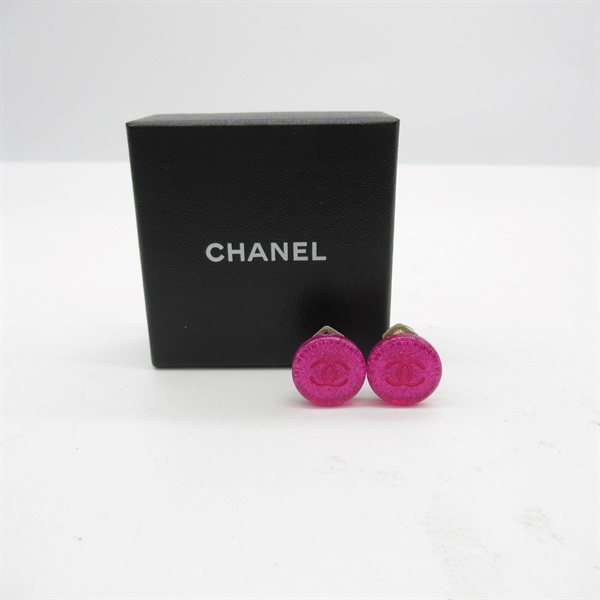 中古CHANEL香奈儿B级9新coco mark earrings耳钉00A时尚BRANDOFF