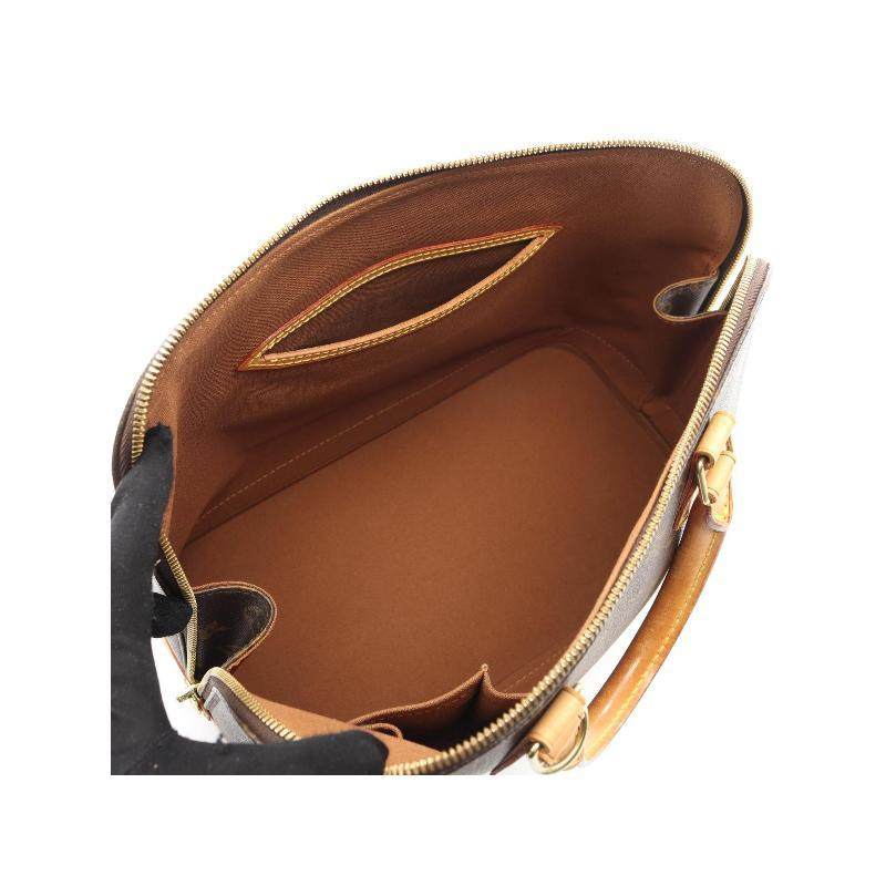 中古LV路易威登女包B级9新Alma贝壳包涂层/防水帆布手提包棕色,淘宝优惠券,粉丝福利购,淘宝优惠卷