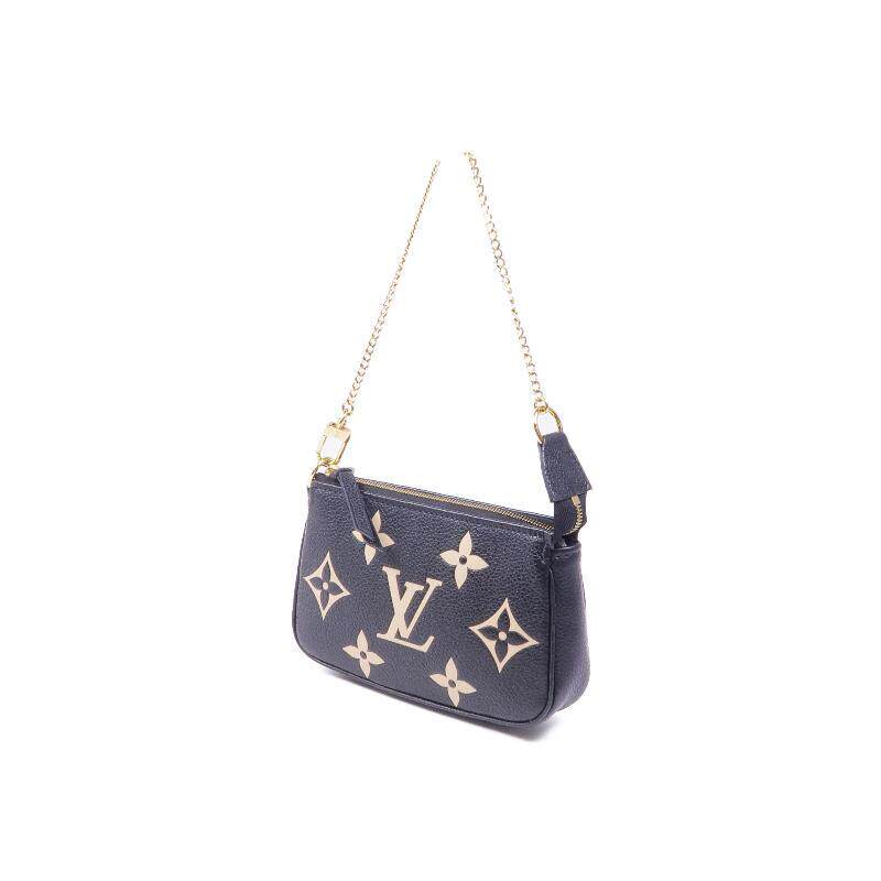 中古LV路易威登女包A级95新accessory pouch配件袋牛皮手提包黑色,淘宝优惠券,粉丝福利购,淘宝优惠卷