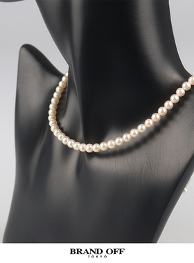 中古「95新」MIKIMOTO(御木本)M标海水珍珠串珠项链925 42cm