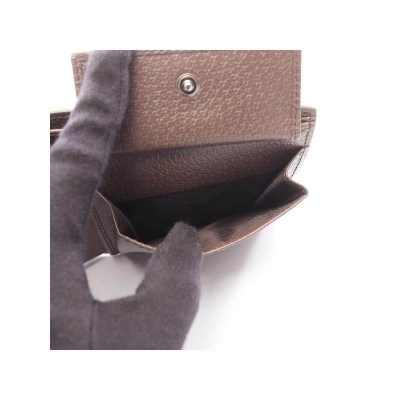 中古Gucci古驰男S级99新bi-fold双折帆布短钱包浅褐色,淘宝优惠券,粉丝福利购,淘宝优惠卷