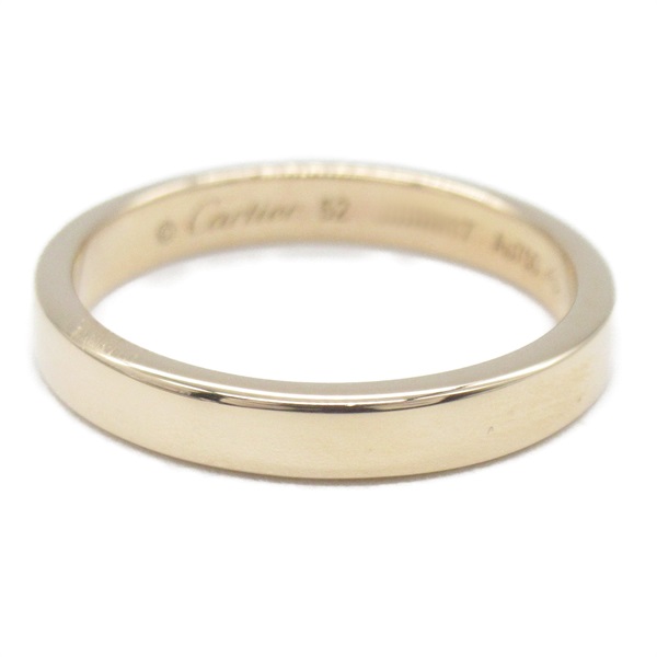 中古Cartier 95新C decartier wedding ring戒指12号K18PG玫瑰金