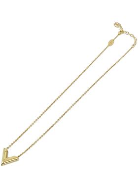 中古LV路易威登A级95新Essential V Necklace项链M61083 BRANDOFF