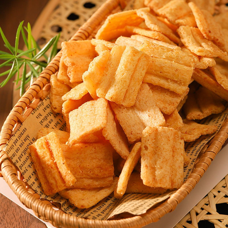 零趣小米脆300g龙虾牛排味解馋锅巴 天猫超市膨化食品