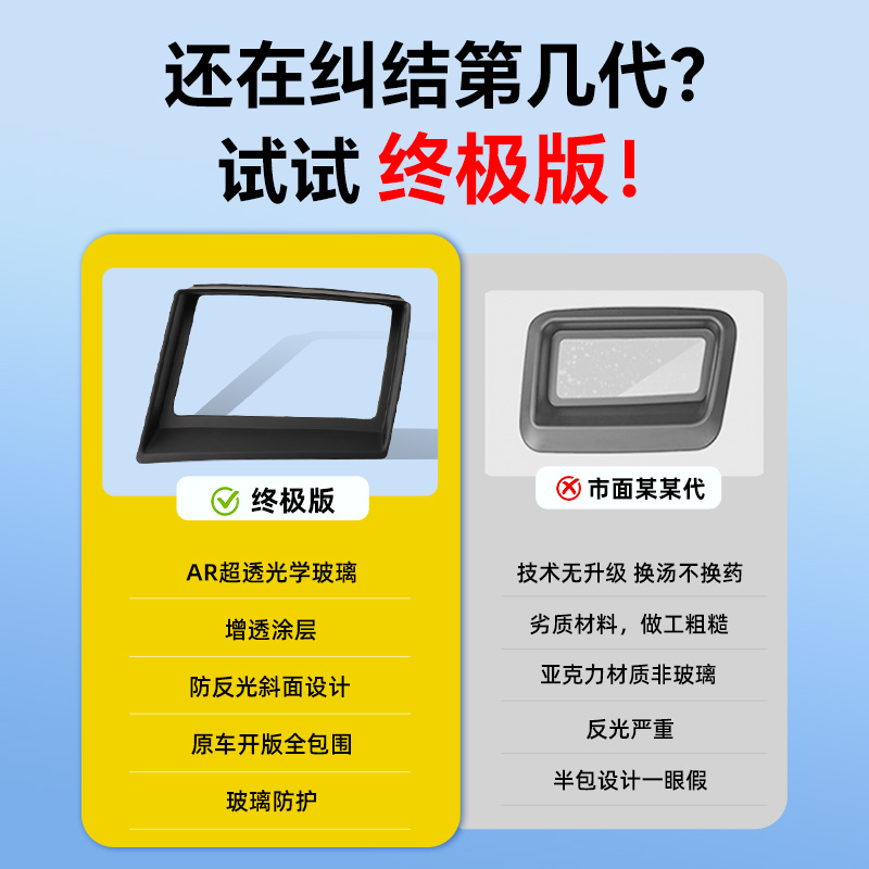 25款奥迪A6L抬头显示保护罩HUD汽车用品A7L车内改装装饰配件24新. - 图0