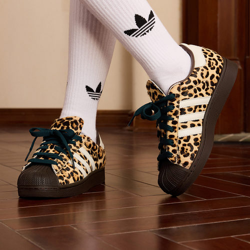 SUPERSTAR II经典低帮豹纹贝壳头板鞋男女adidas阿迪达斯三叶草 - 图0