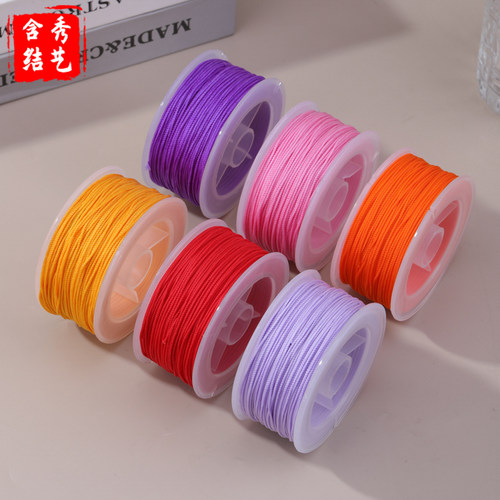 曼波绳8*2/1 DIY手工编织绳粗1.5mm曼波线文玩绳子编绳配饰材料串 - 图0