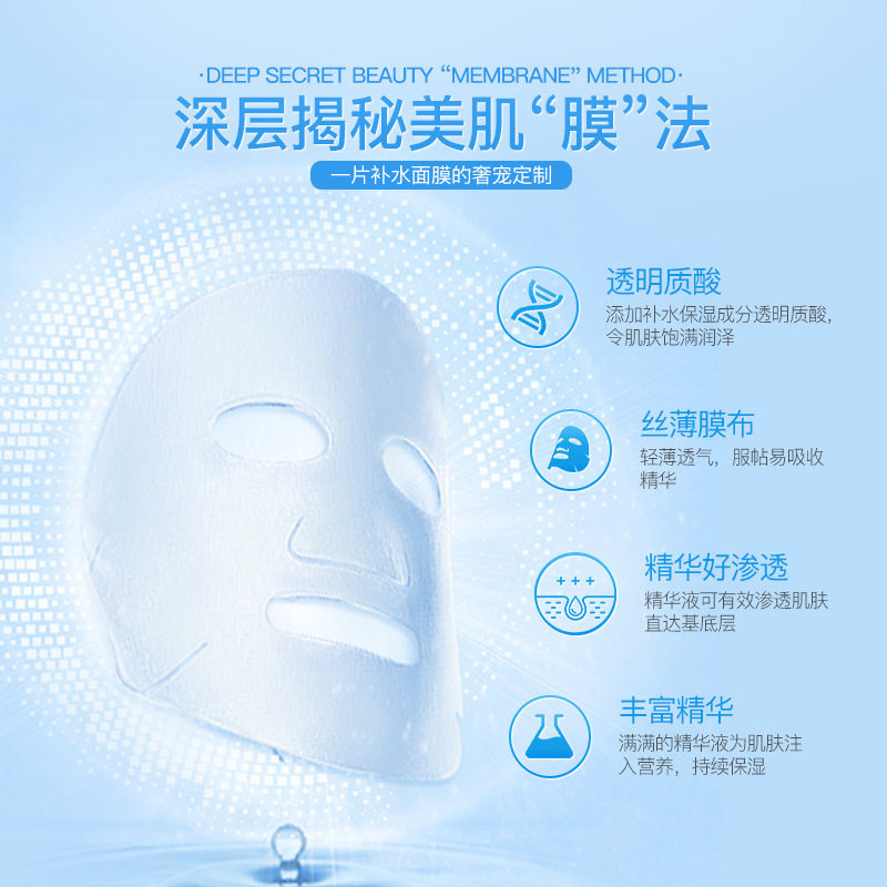 屈臣氏形象美补水美白淡斑官方面膜 爱恩爱贴片面膜