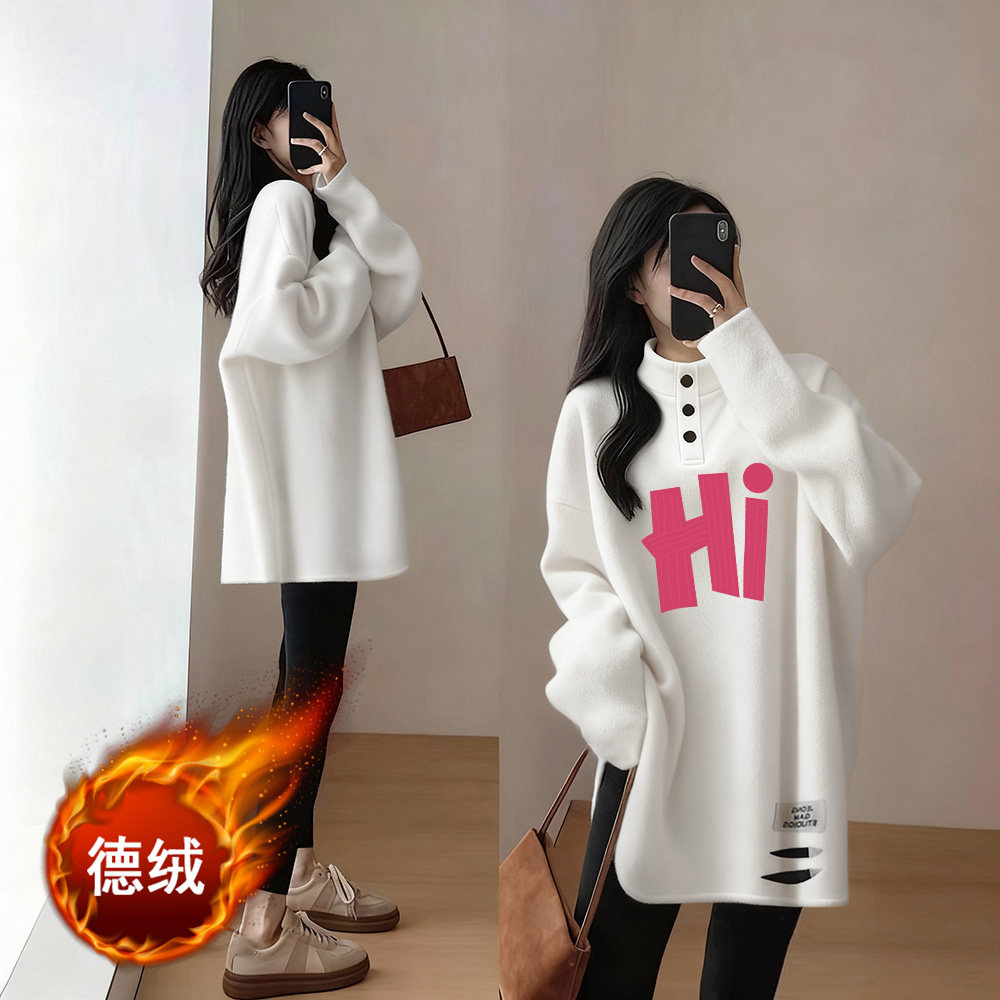 半高领小清新德绒打底衫女内搭t恤女设计感遮屁股独特漂亮上衣,淘宝优惠券,粉丝福利购,淘宝优惠卷