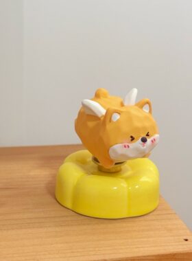 【起飞吧~蜜蜂狗】可爱转转摆件转转乐桌面摆件车载摆件装饰礼物