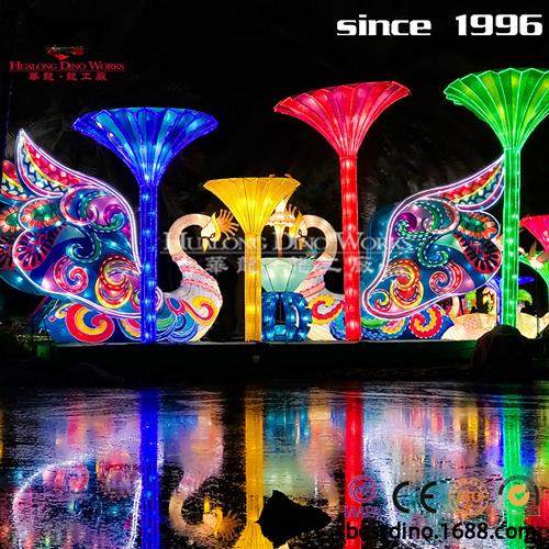 兔年新款大型花灯彩灯春节元宵节艺术灯会灯展城市亮化美陈.,淘宝优惠券,粉丝福利购,淘宝优惠卷