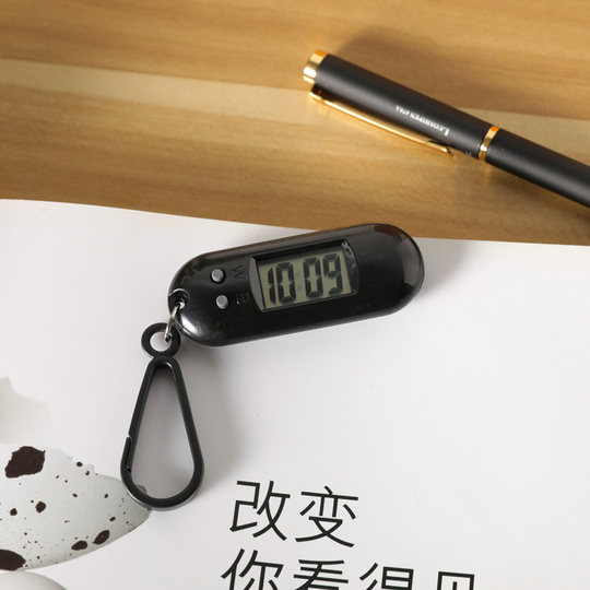 Silencioso, luminoso, digital, portátil, pequeño reloj electrónico, examen de ingreso de posgrado, examen de estudiante, estudio, reloj colgante, reloj de regalo creativo