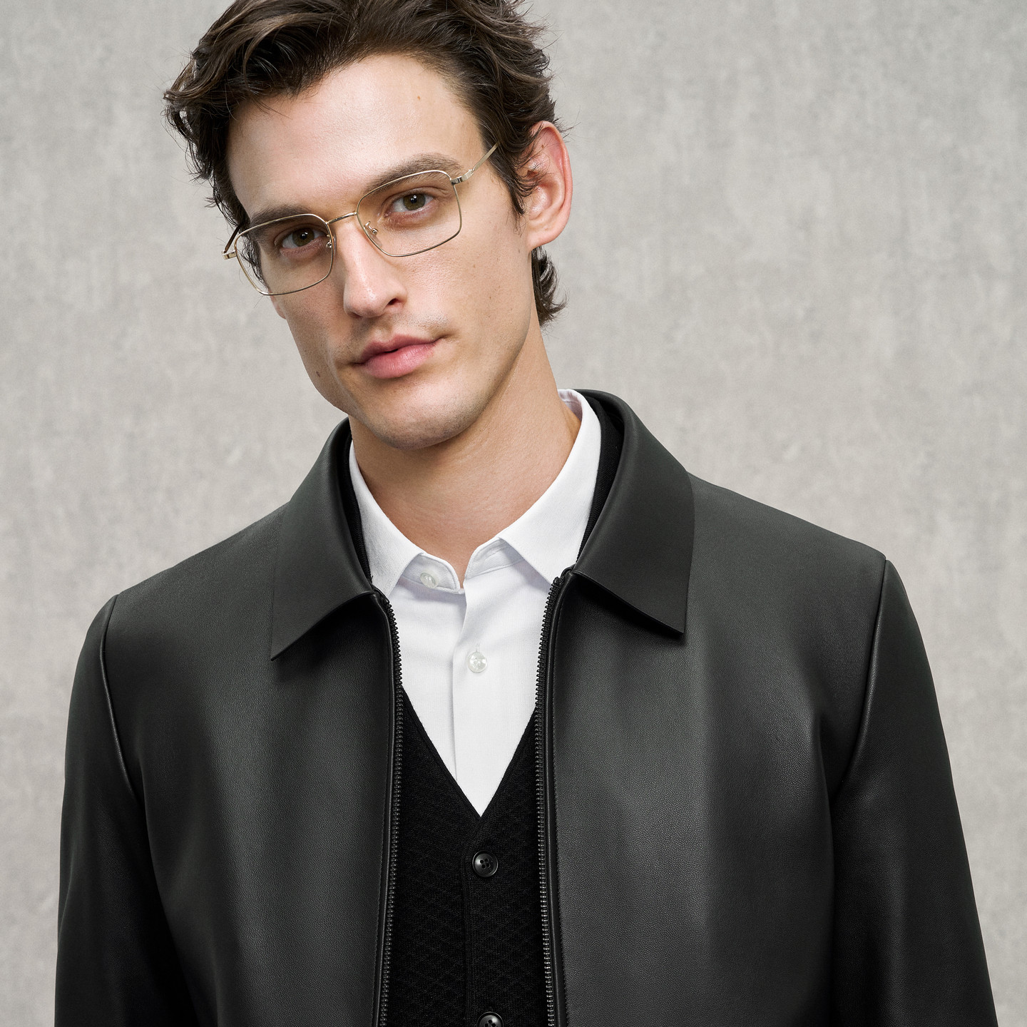 EMZ鄂尔多斯【绵羊皮 鹅绒内胆】男士皮衣25新款翻领保暖加厚外套,淘宝优惠券,粉丝福利购,淘宝优惠卷