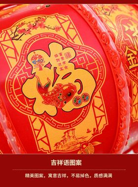 七彩流水旋转走马灯过年