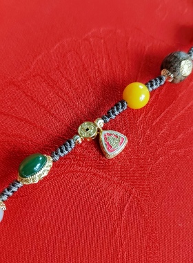 天然玉石翡翠蜜蜡手串多宝多福