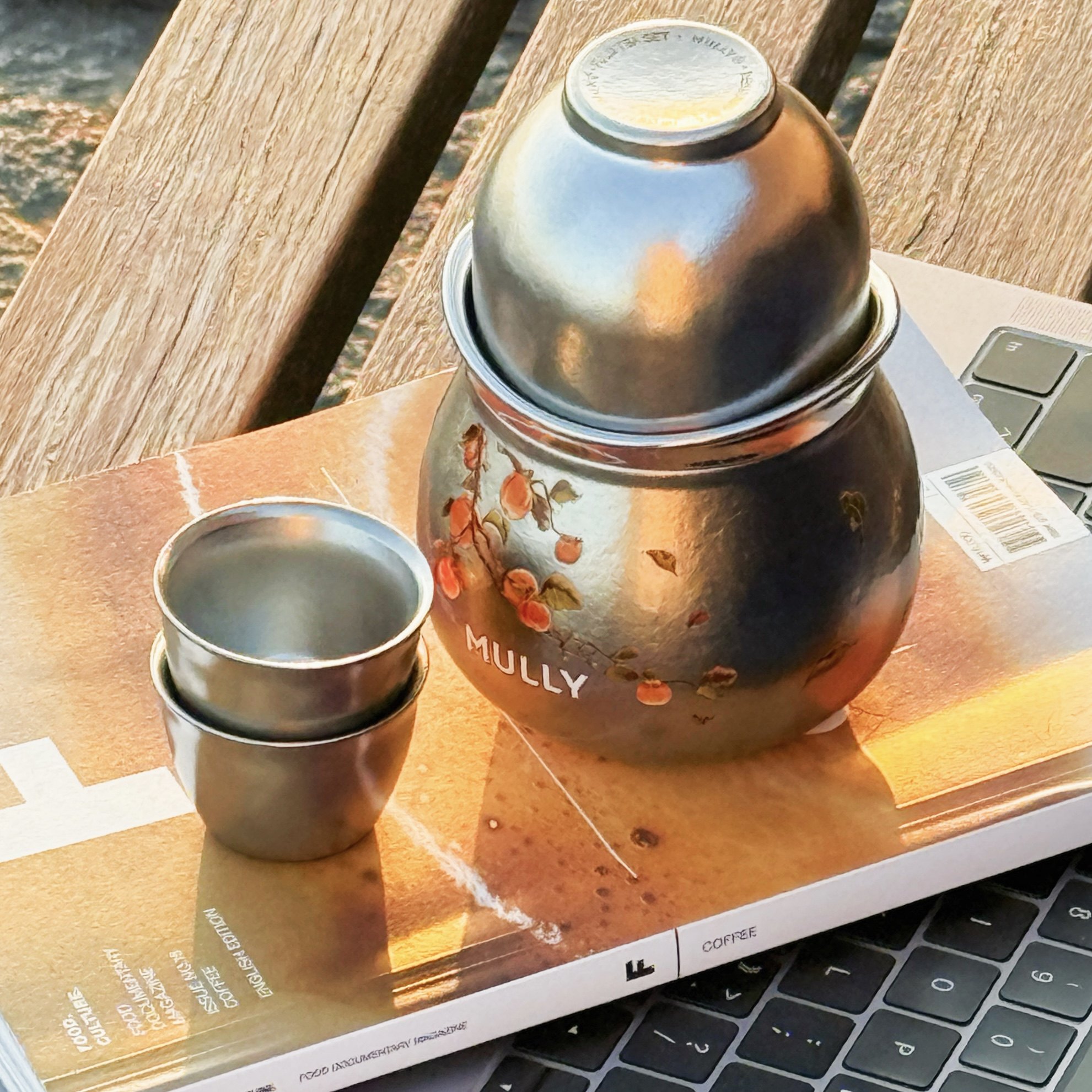 摩利葫芦纯钛旅行泡茶壶精致中国风柿柿如意钛杯福禄茶具东来同款,淘宝优惠券,粉丝福利购,淘宝优惠卷