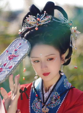 马面裙项链背云流苏长璎珞