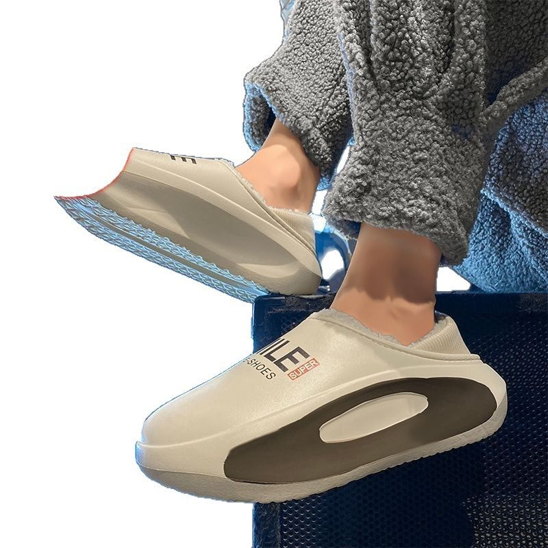 防水棉拖鞋男款2025冬季加绒保暖居家室内包跟棉鞋外穿防滑棉拖鞋,淘宝优惠券,粉丝福利购,淘宝优惠卷