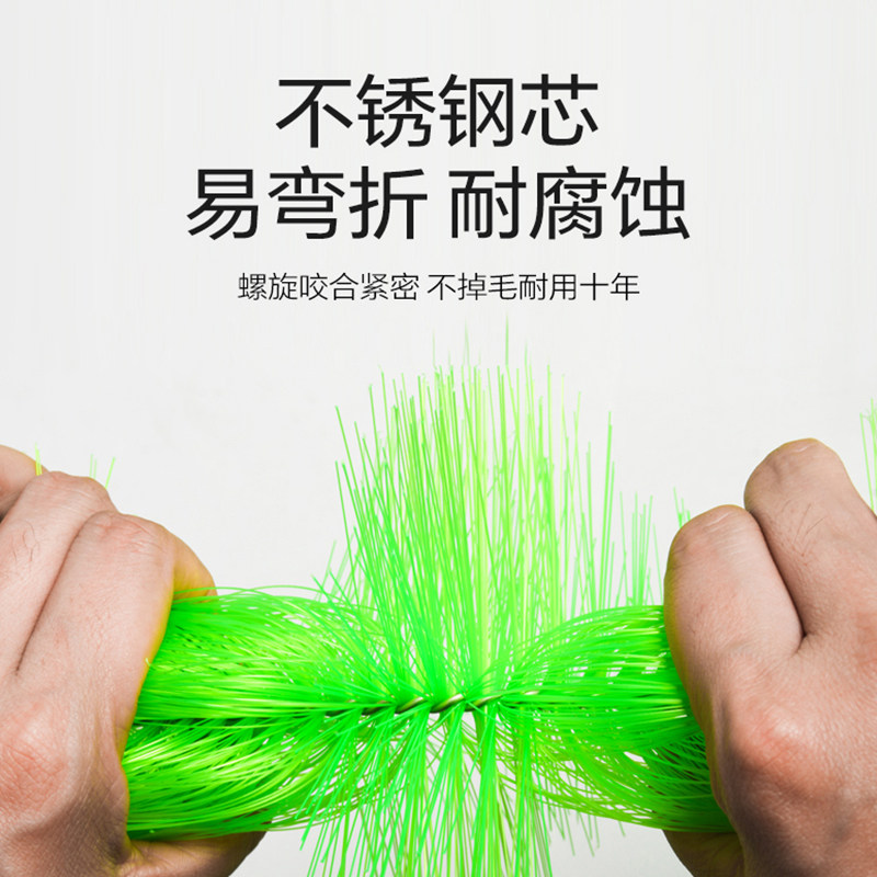 鱼池鱼缸过滤毛刷米字刷丝户外庭院锦鲤鱼池净水消音绿色十字毛刷,淘宝优惠券,粉丝福利购,淘宝优惠卷