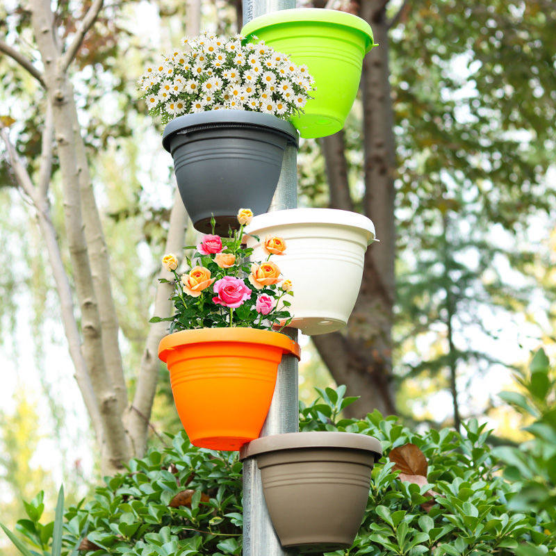 下水管花架创意壁挂捆绑管道圆柱子管道花盆绑柱子花盆悬挂式花篮,淘宝优惠券,粉丝福利购,淘宝优惠卷