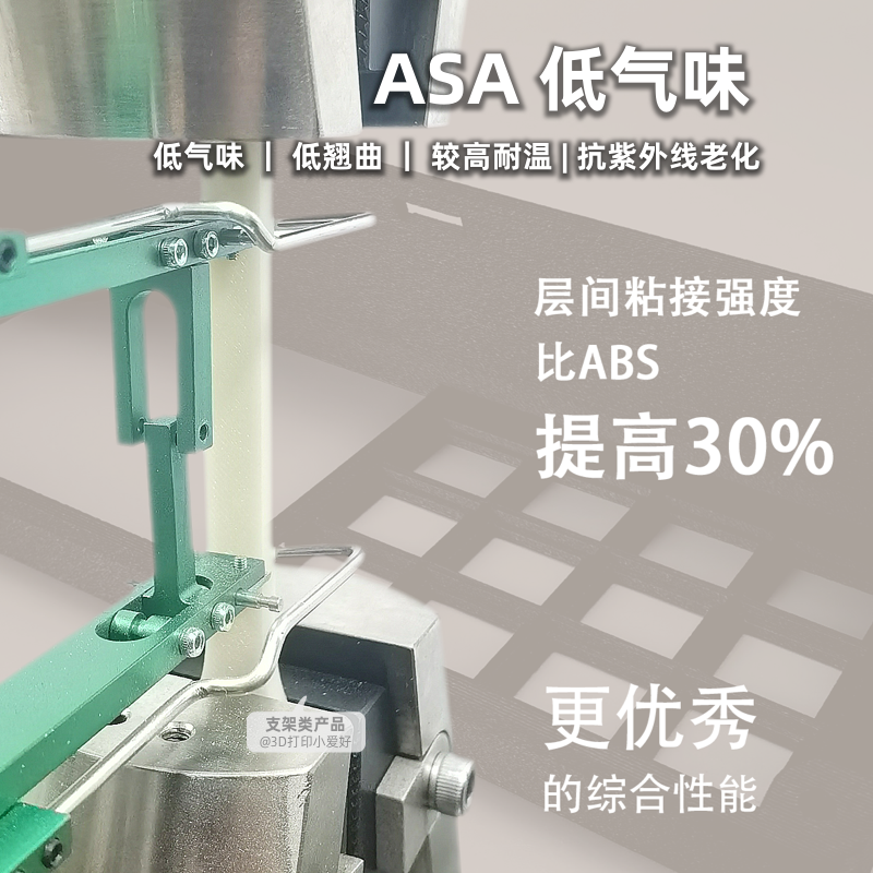 FusRock  ASA 3D打印耗材 耐紫外老化 低气味 高耐热 1.75mm 耗材,淘宝优惠券,粉丝福利购,淘宝优惠卷