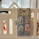 Climbing cushion slipper storage hanging bag special slipper rack baby fence hanging shoe cover storage bag hanging bag storage rack