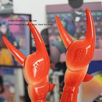 Net Red Popcorn Crab Pincer Pen Crab Leg Middle Sex Pen Idea Crab Feet Owner Pliers Pens Lobster Pen Cramp Pen Claw Neutral Can Clip The Spot Pen Chipping of Potato Chips Fun Ball Pen