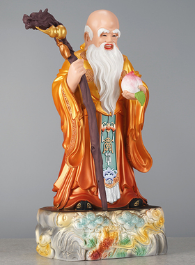 南极仙翁神像树脂福禄寿摆件