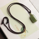 Ruomu Men and Women Hetian Jade Wushi Brand Niche Design
