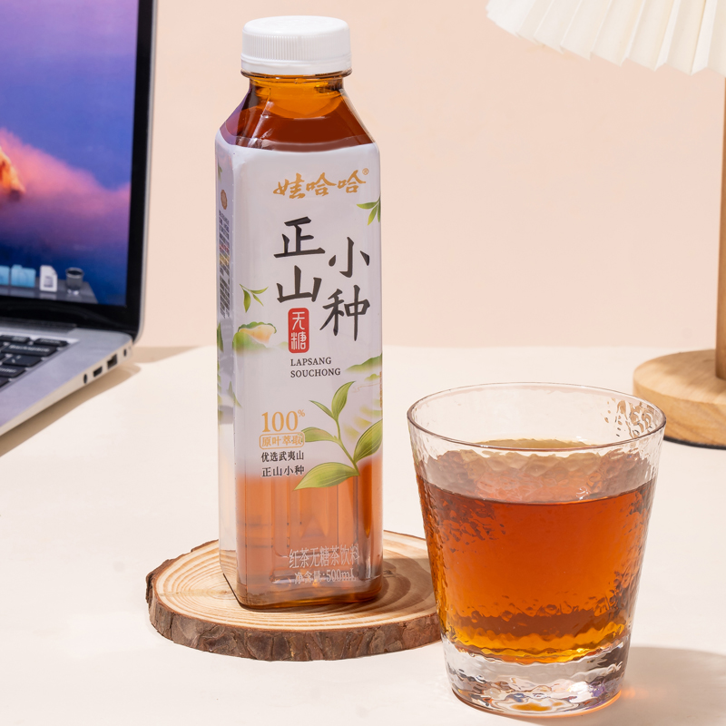 娃哈哈无糖茶无糖饮料乌龙茶大红袍/茉莉花茶/正山小种500mL*15瓶