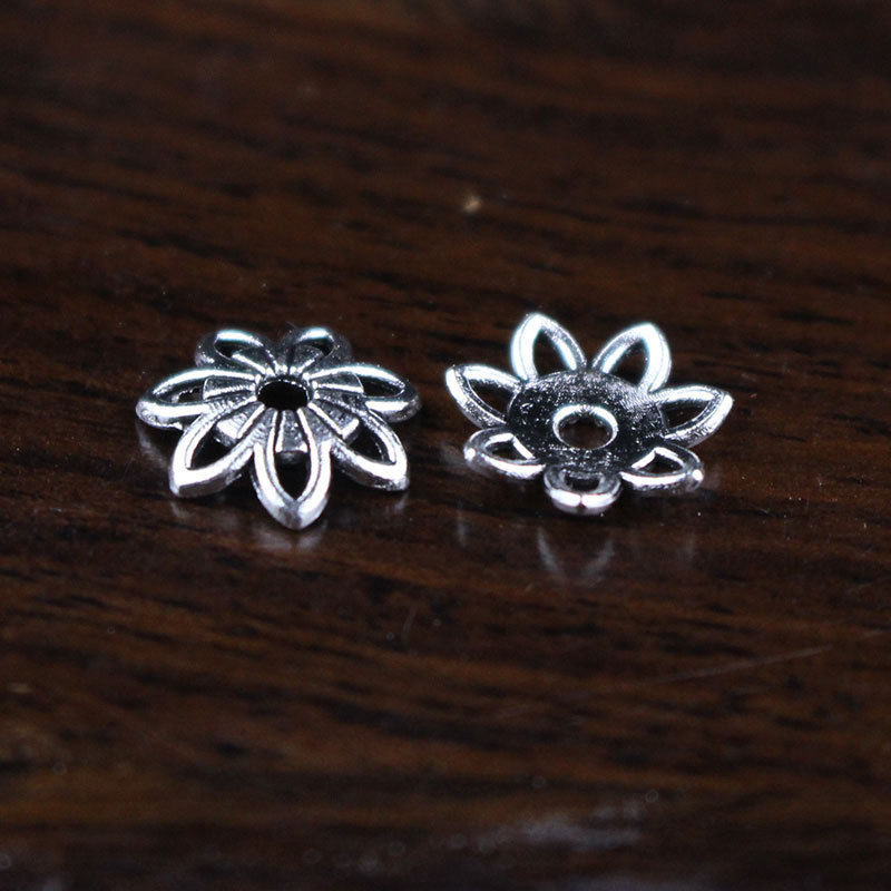 藏银配件花托隔片文玩佛珠念珠手串锌合金隔珠垫片diy饰品配饰,淘宝优惠券,粉丝福利购,淘宝优惠卷