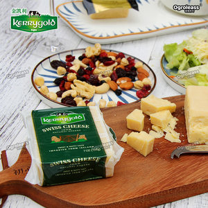 金凯利大孔奶酪淡味陈年切达芝士干酪布拉尼城堡生酮进口车达乳酪