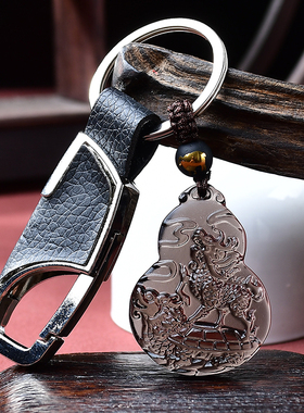 淘运灵阁麟龟赐瑞吉祥宏吊坠属羊人吉祥佩戴物2026马年黑曜石项链