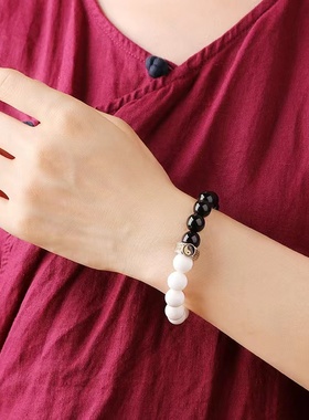 道家饰品太极九字真言手链