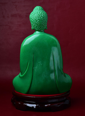 夜光药师佛像摆件居家客厅电视柜供奉书房酒柜摆放工艺装饰品