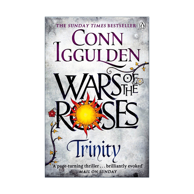 英文原版 Wars of the Roses Trinity 玫瑰战争2 三位一体 康恩·伊古尔登 畅销历史小说 英文版 进口英语原版书籍
