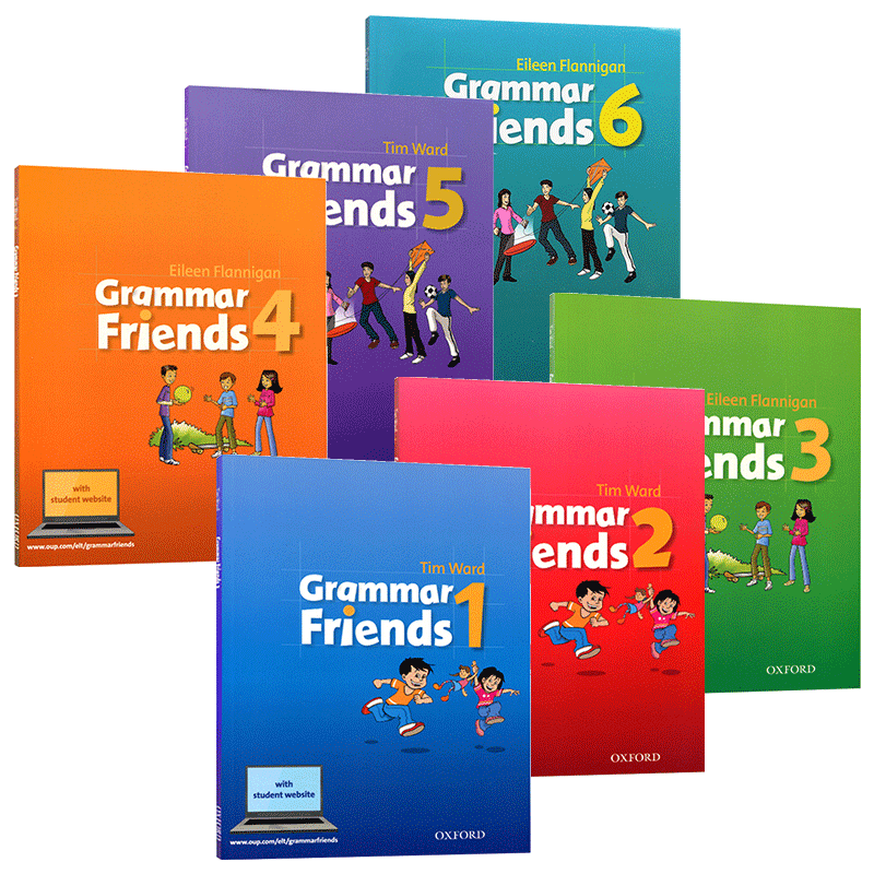 包邮牛津小学英语语法书 英文原版 Oxford Grammar Friends1-6语法做朋友涵盖剑桥少儿英语考试语法寒暑假短期语法学习含学生软件 - 图2